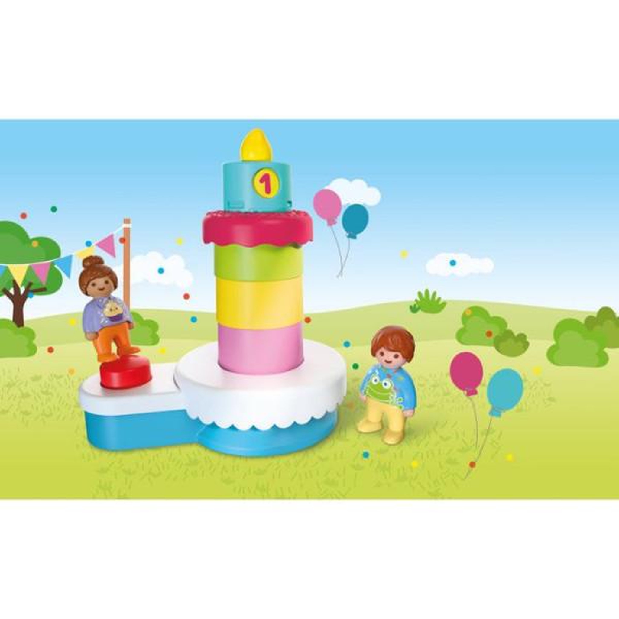 Voir la diapositive 2 : PLAYMOBIL PLAYMOBIL Junior 72086 Gâteau d'anniversaire