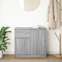 Voir la diapositive 3 : VIDAXL Buffet avec tiroir sonoma gris 71x35x65 cm bois d'ingenierie