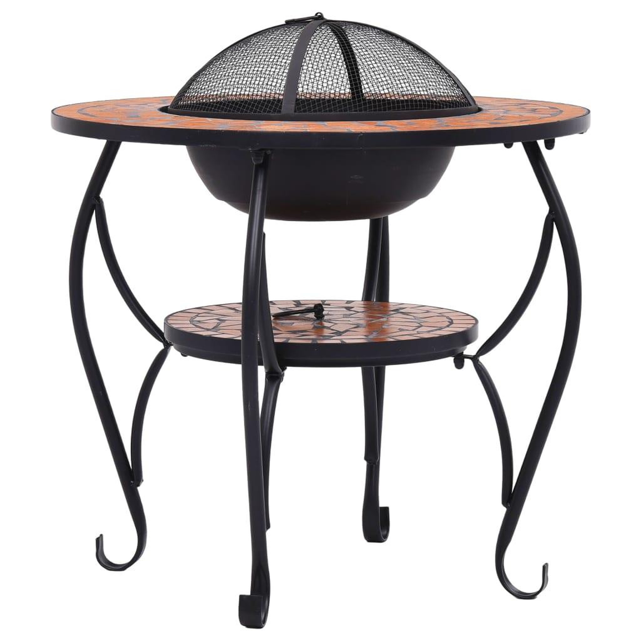Voir la diapositive 5 : VIDAXL Table de foyer mosaïque Terre cuite 68 cm Ceramique