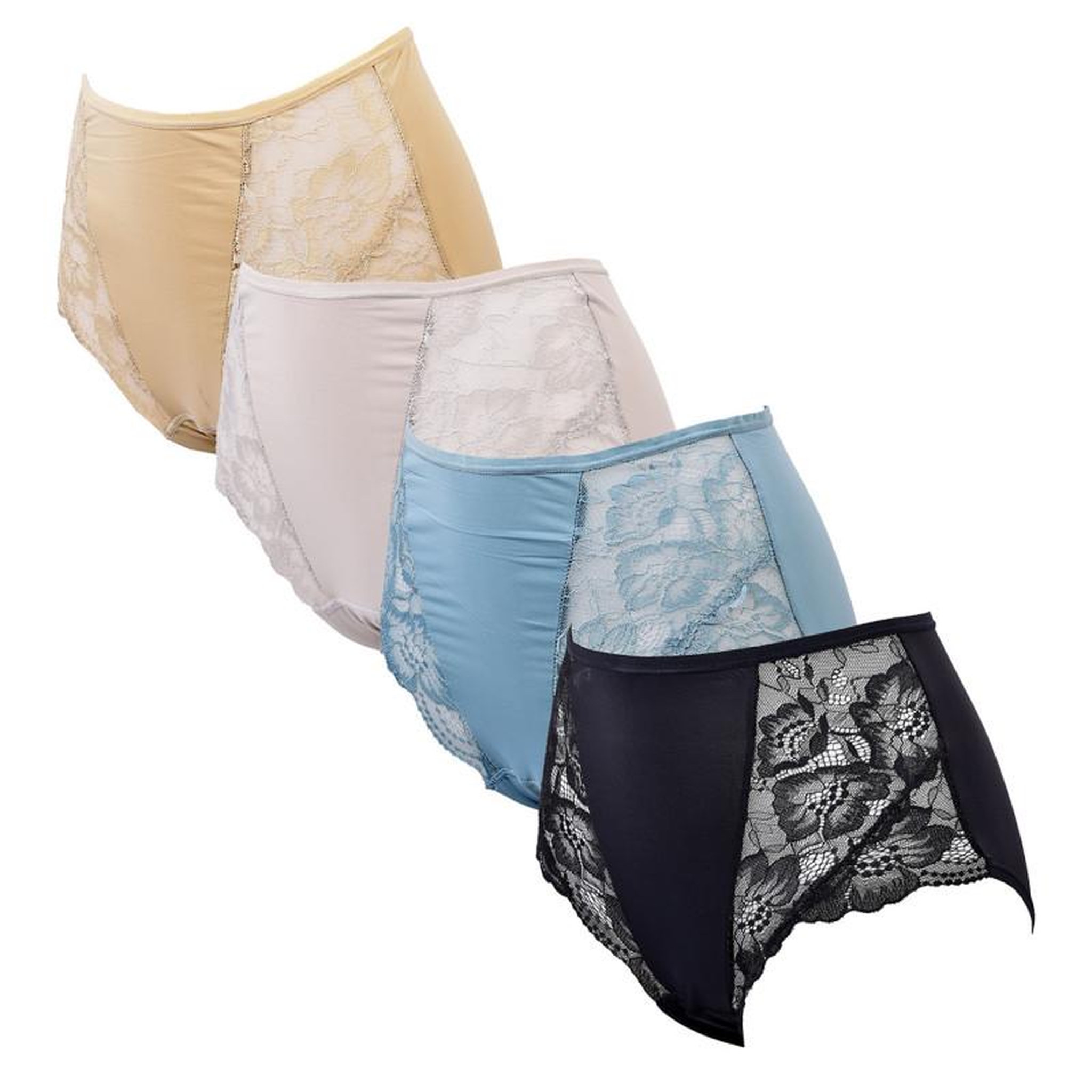 Voir la diapositive 1 : OZABI Culotte Microfibre TRESS Dentelle