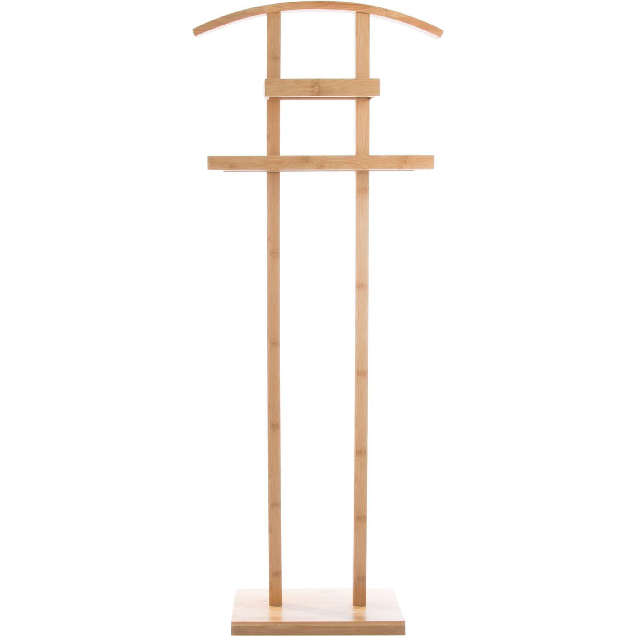 Voir la diapositive 2 : ATMOSPHERA Valet en bambou Scandi - H. 113 cm - Marron