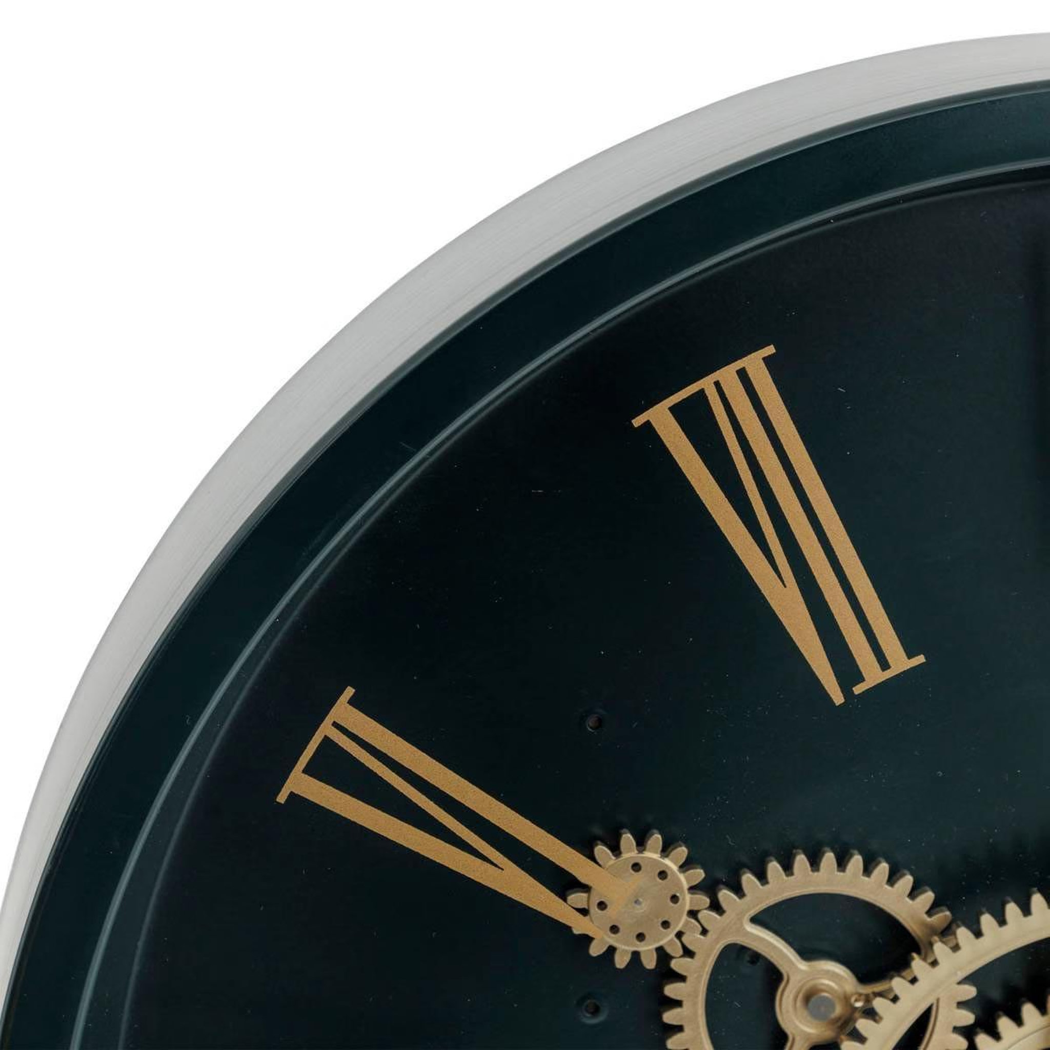 Voir la diapositive 2 : ATMOSPHERA Horloge Murale Mécanisme  Aracely  46cm Vert