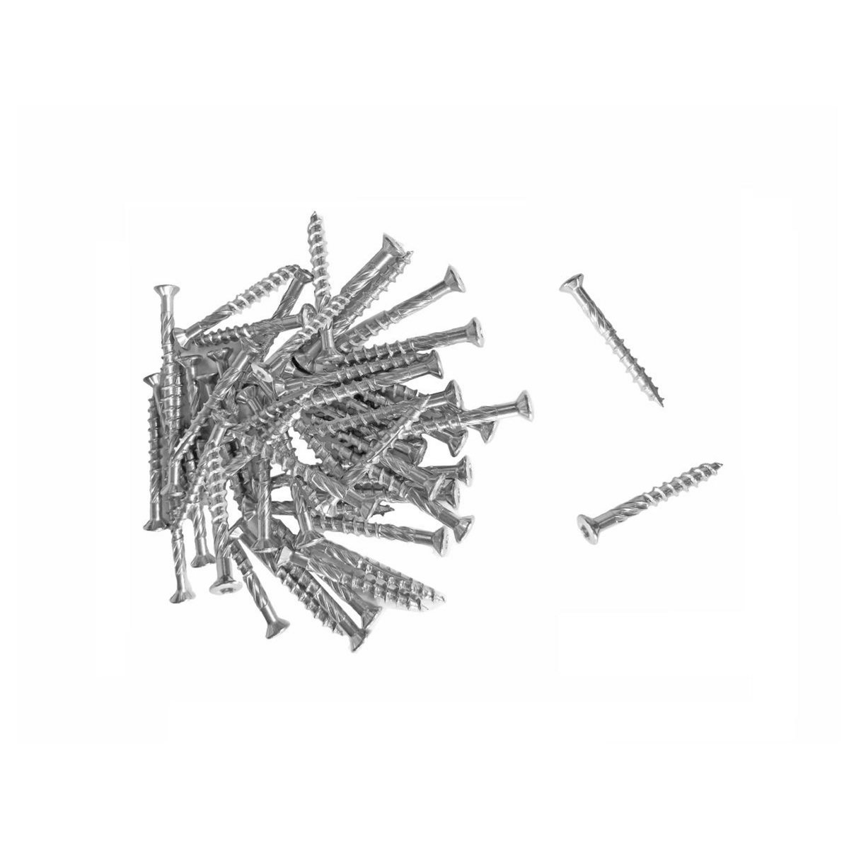 NATURE Sachet de 50 vis Torx inox pour fixer bordure de jardin au piquet - 4,5 x 40 mm
