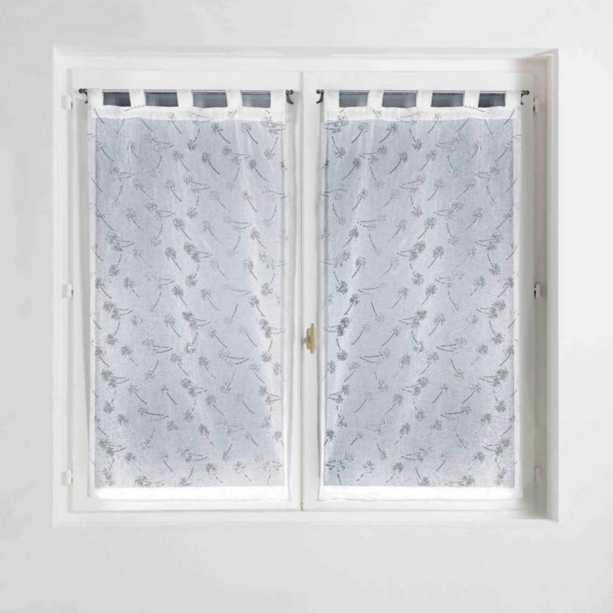 Paris Prix Paire de Voilages  Dalya  60x120cm Blanc