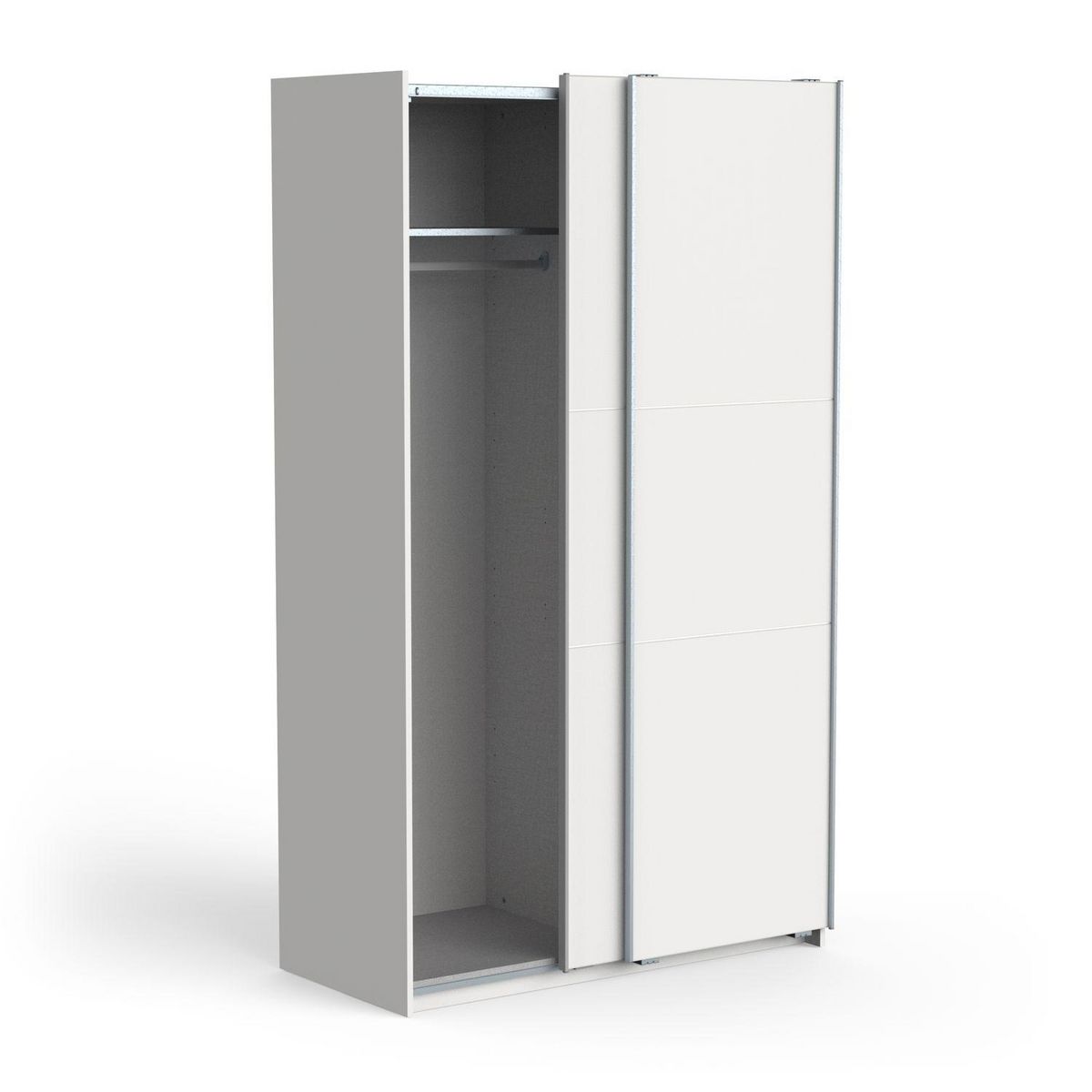 Armoire 2 portes coulissantes L120 cm THIBAULT