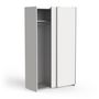 Voir la diapositive 6 : Armoire 2 portes coulissantes L120 cm THIBAULT