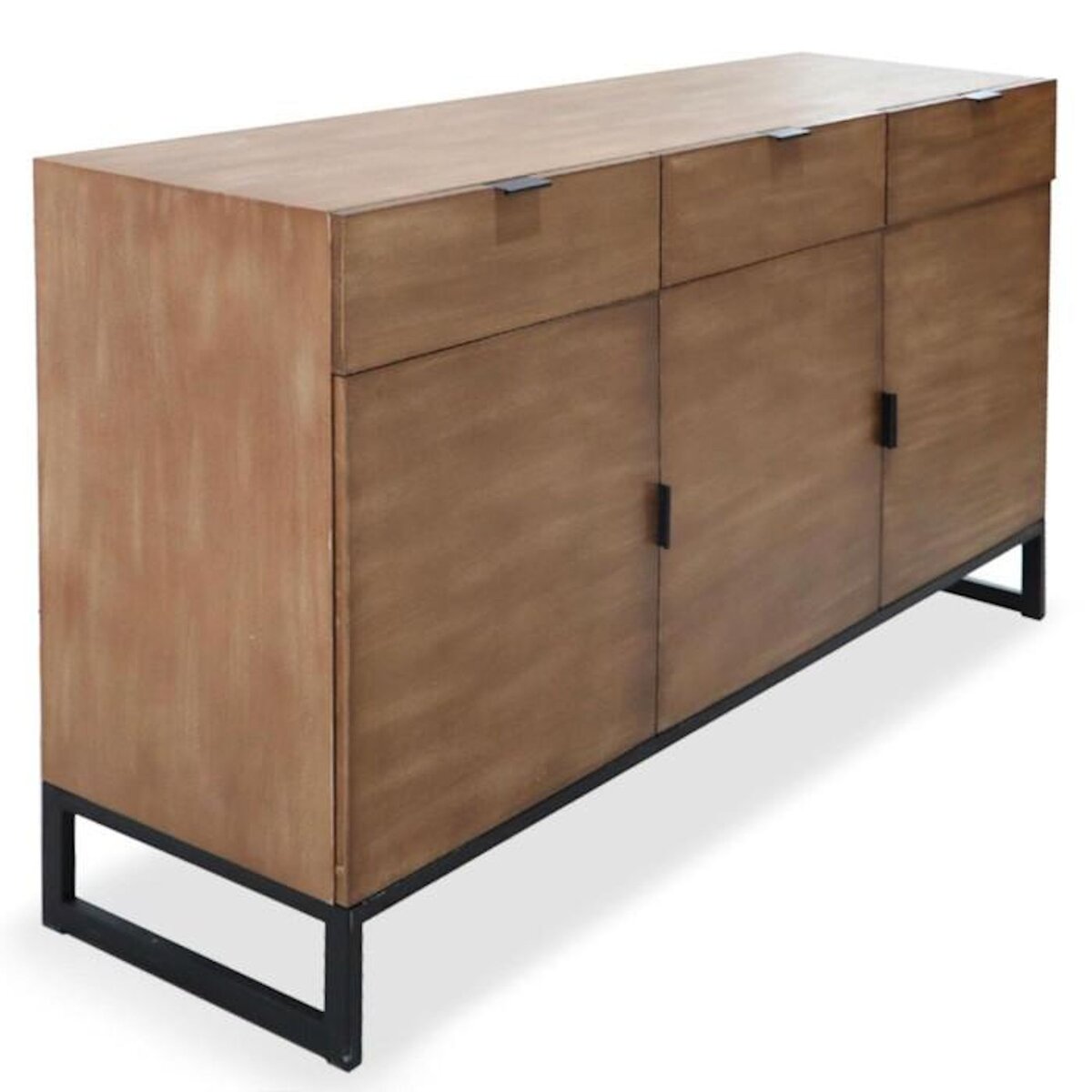 Paris Prix Buffet 3 Portes & 3 Tiroirs  Bolta  150cm Chêne Clair