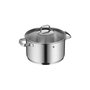 Voir la diapositive 3 : WMF Ensemble de casseroles WMF Belmonte en acier inoxydable
