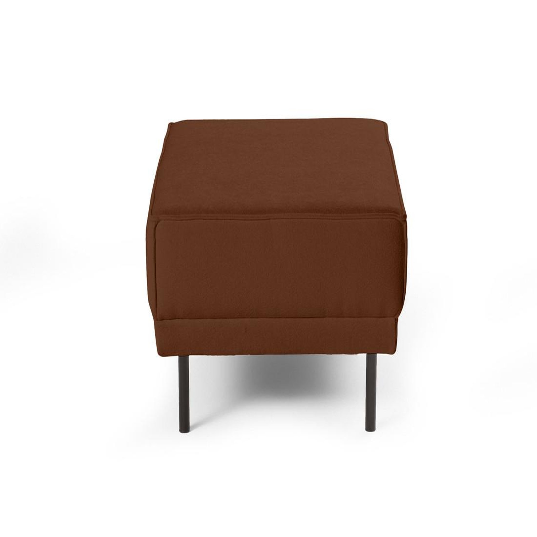 Voir la diapositive 3 : LISA DESIGN Charlie - pouf - pieds hauts - en tissu