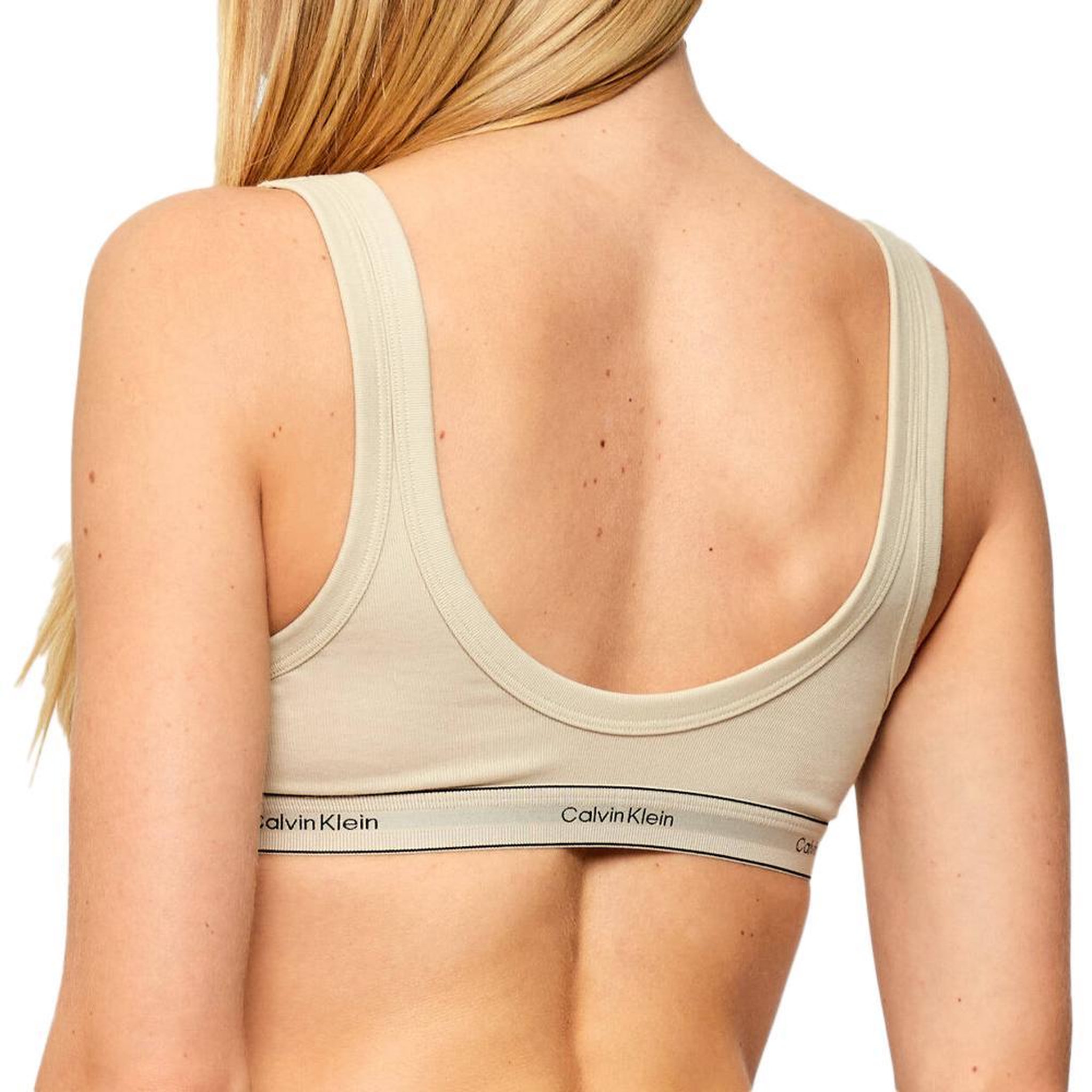 Voir la diapositive 2 : CALVIN KLEIN JEANS brassière Beige Femme Calvin Klein Jeans Unlined
