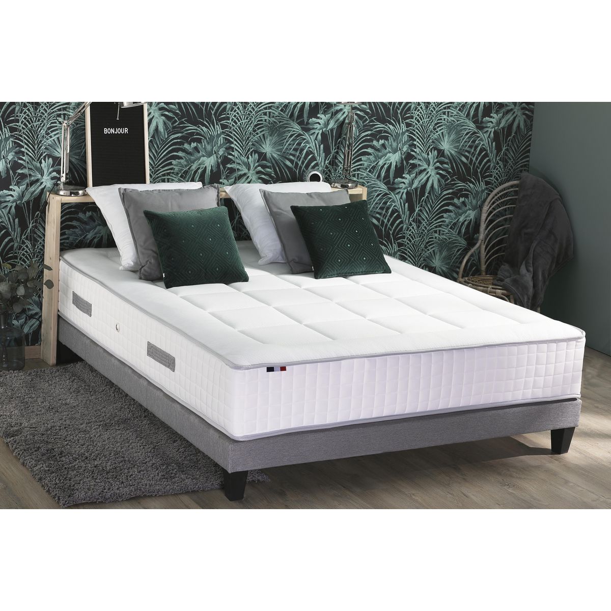 Matelas ressort ensachés 180x200 cm KING PALACE