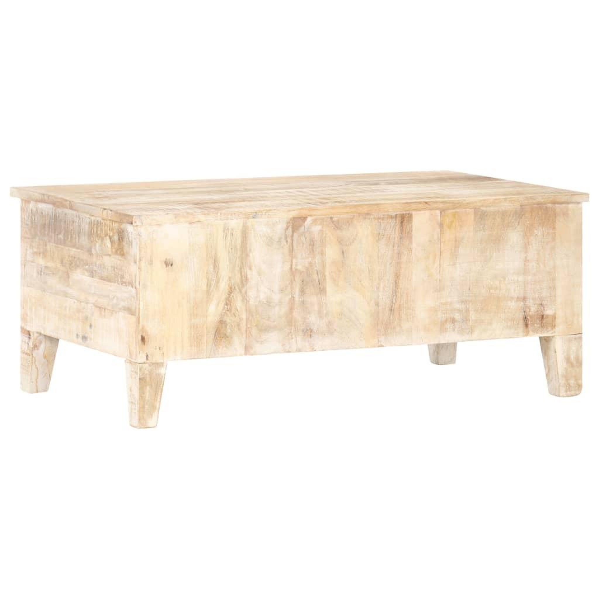 Voir la diapositive 4 : VIDAXL Table basse 100x55x40 cm Bois d'acacia brut