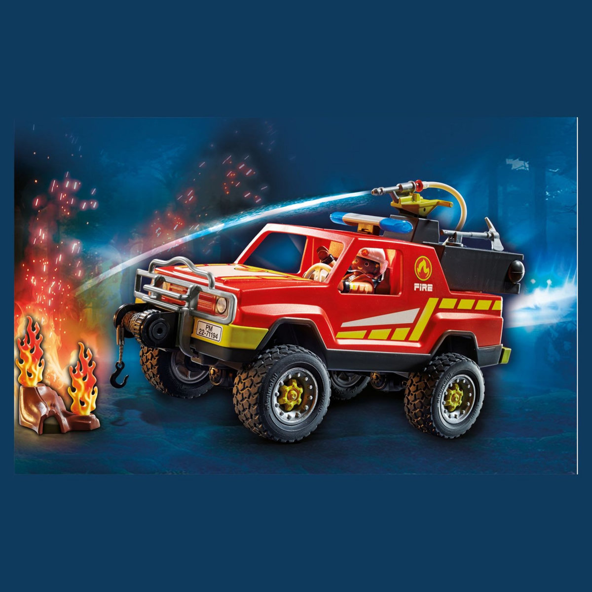 PLAYMOBIL 71194 - Pick Up et Pompier