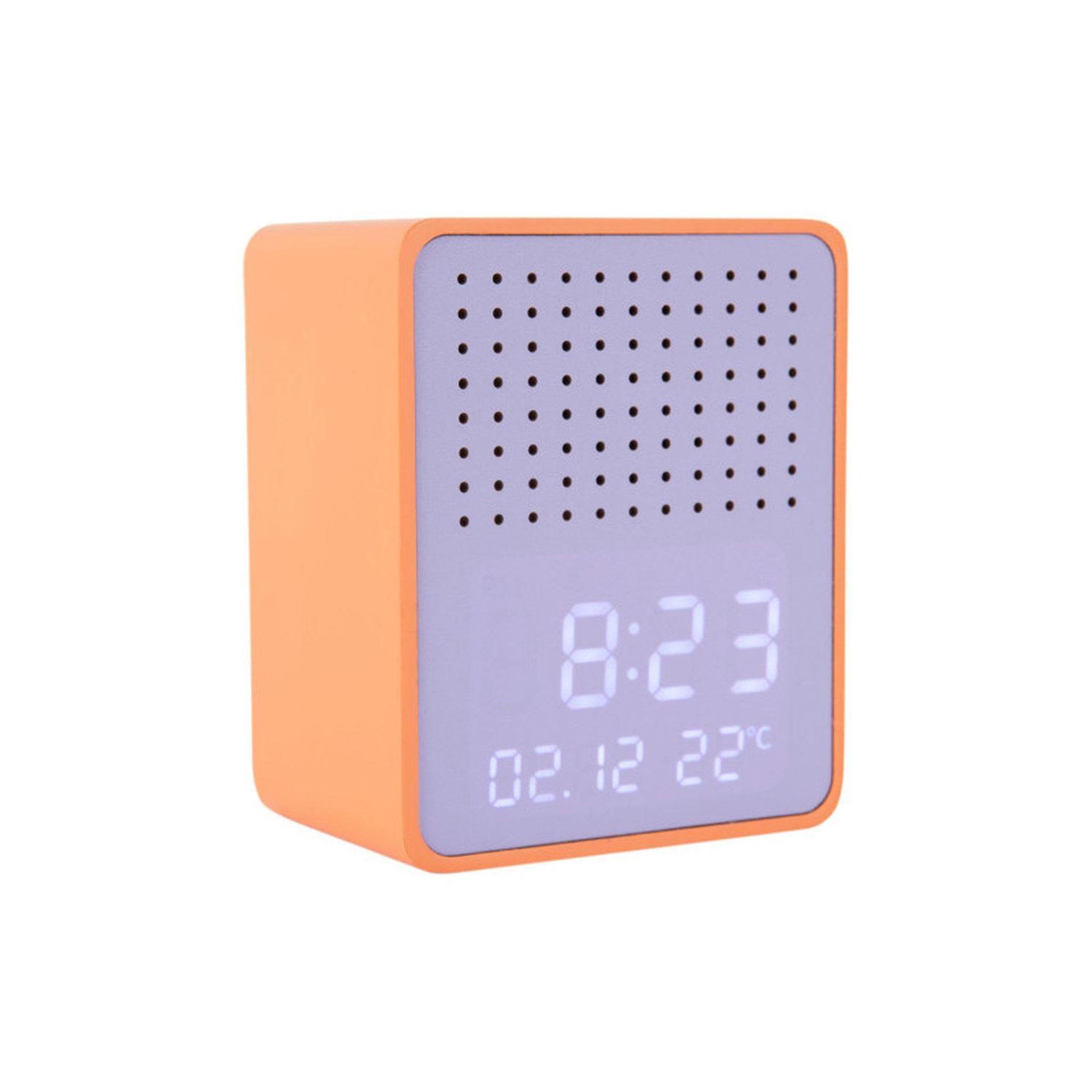 Karlsson Réveil haut-parleur Bluetooth FUNKY VIBES. Coloris disponibles : Orange, Jaune, Violet