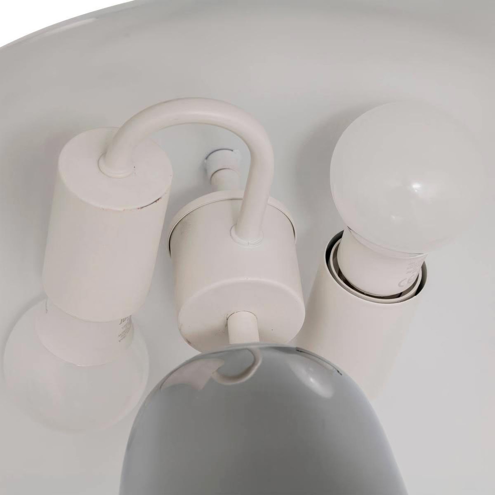 Voir la diapositive 2 : ATMOSPHERA Lampe à poser champignon  omia  36cm argent