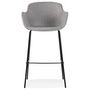 Voir la diapositive 2 : Paris Prix Tabouret de Bar Design  Largesa  107cm Gris