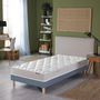 Voir la diapositive 2 : IDLITERIE Ensemble Matelas 100% latex 5 zones ORIGINEL + Sommier - Spécial Dos Sensible - Fabriqué en France
