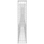Voir la diapositive 4 : VIDAXL Panier de gabion en forme de U avec 8 poteaux Fer 860x20x100 cm