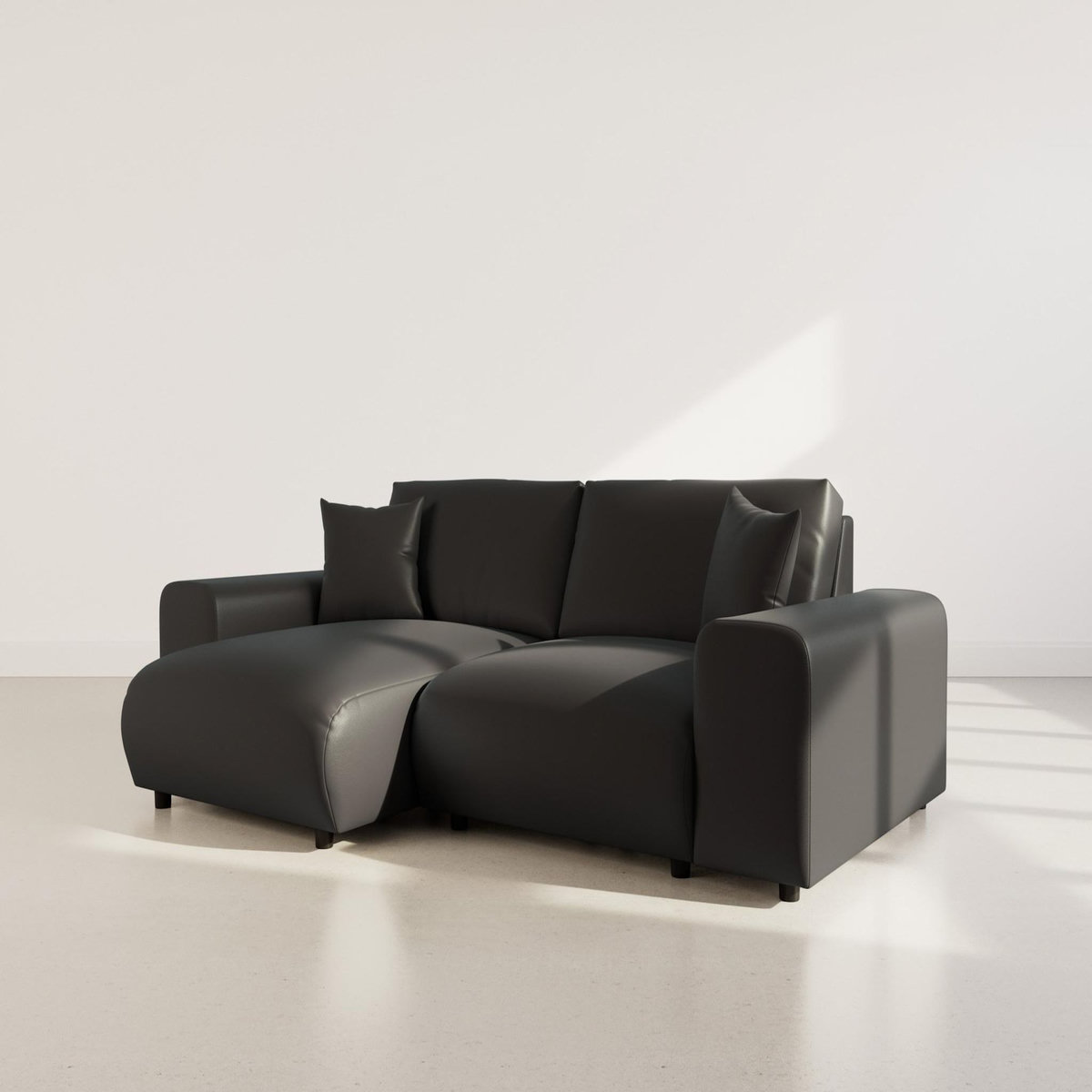 LISA DESIGN Garance - canapé d'angle réversible 4 places en simili