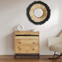 Voir la diapositive 2 : Rendez vous déco Commode en bois d'acacia et métal, 3 tiroirs-Alabama