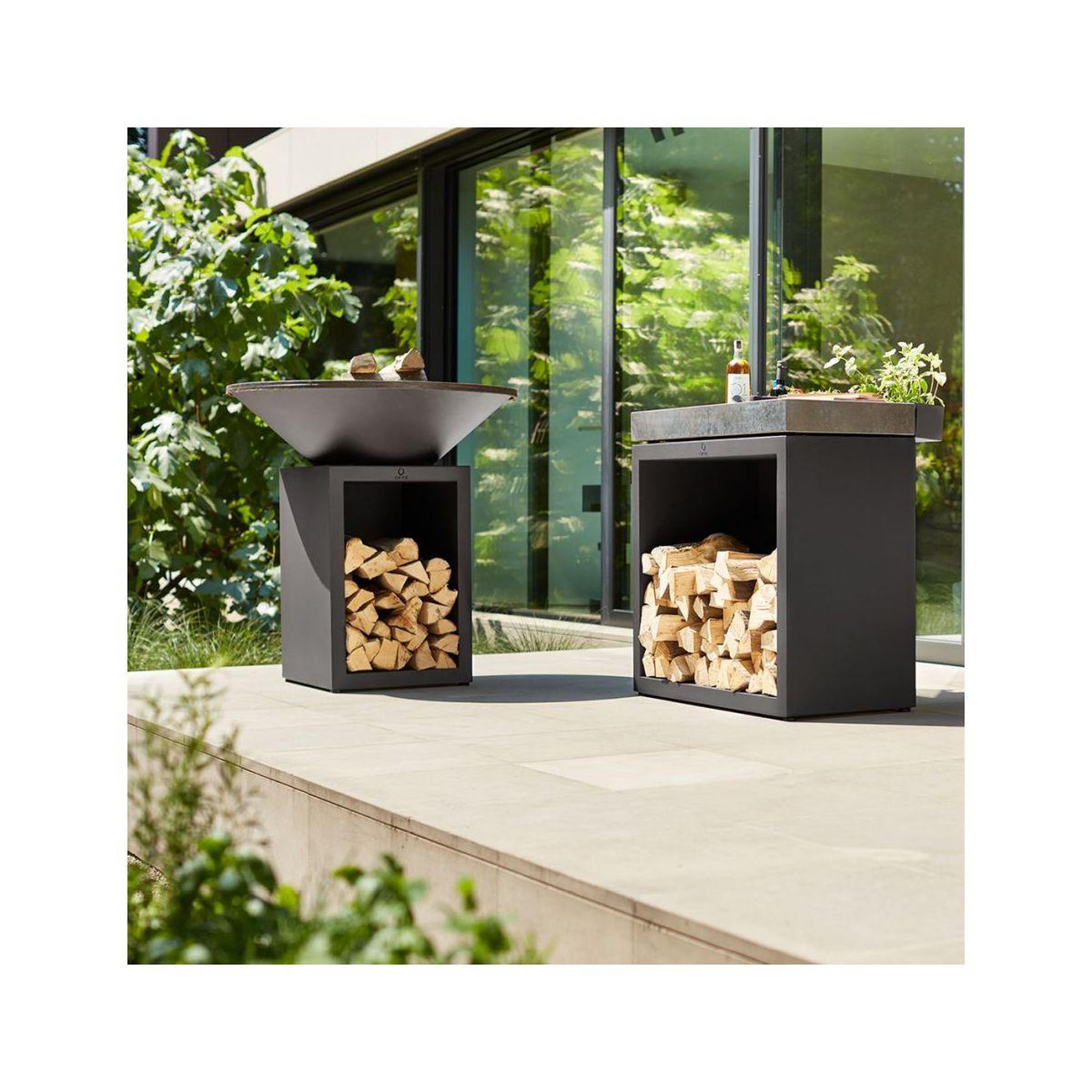 Voir la diapositive 4 : OFYR Brasero classic storage black 100 oc3b100