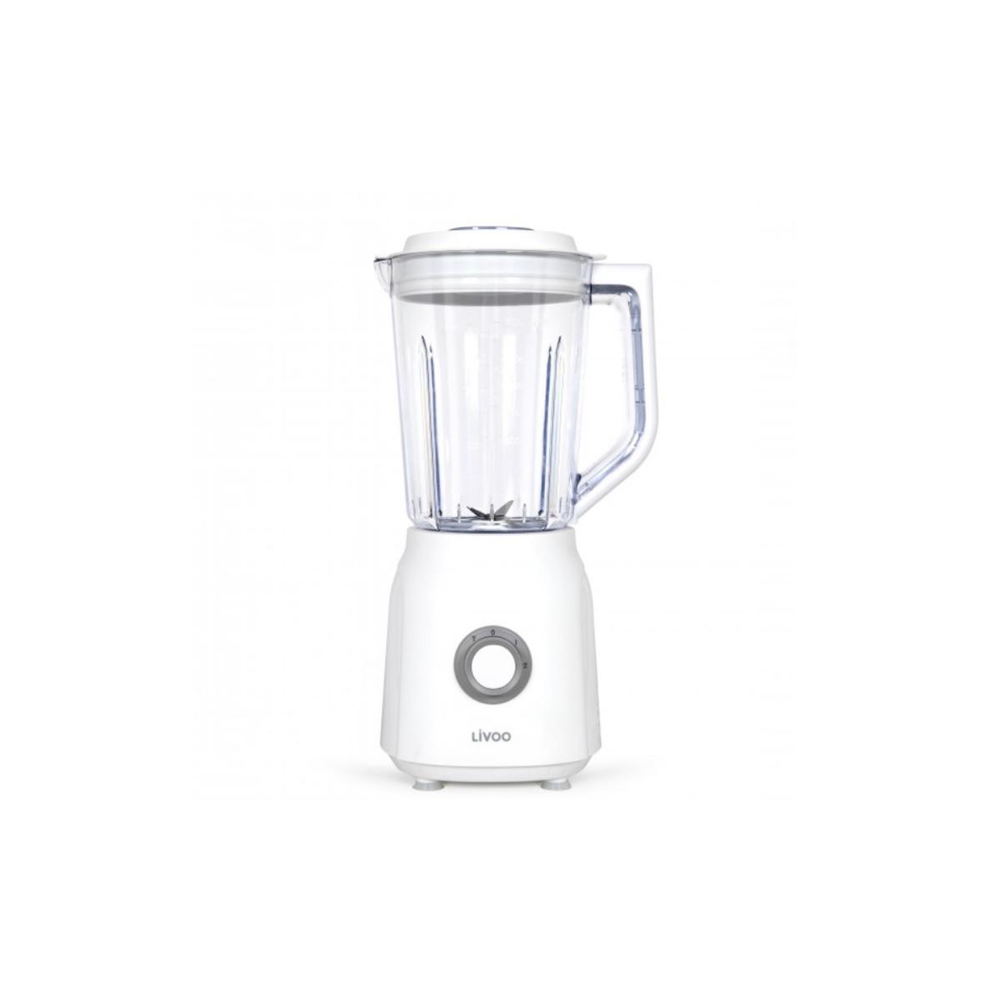LIVOO Blender 1.5l 600w inox blanc - dop242w