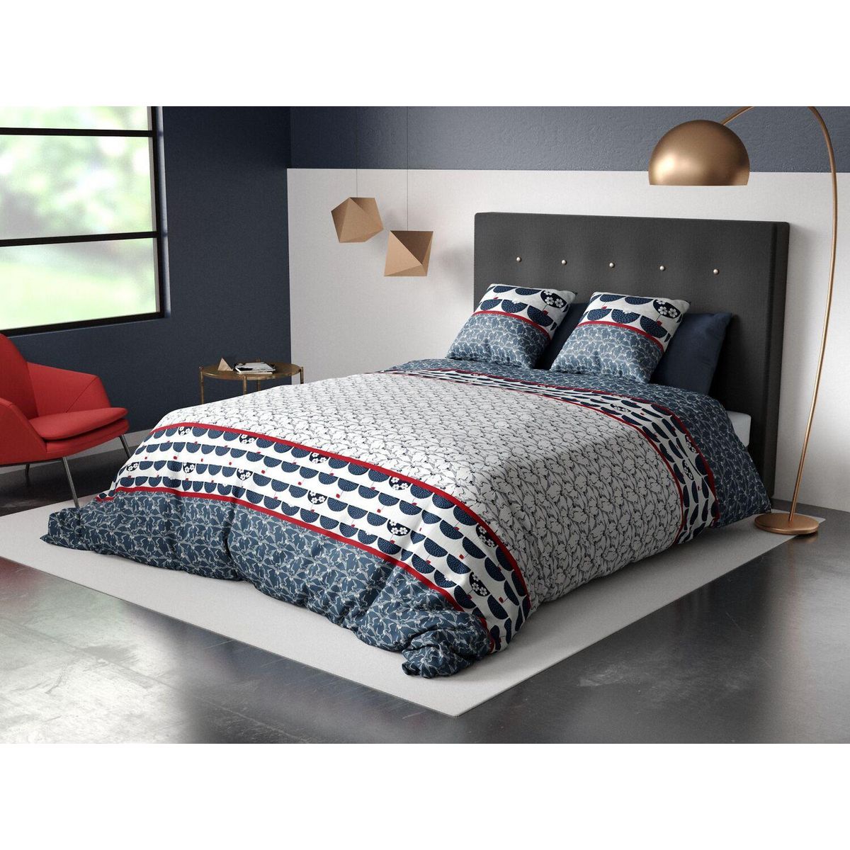 Les Ateliers du Linge Parure de draps 100% coton 57fils -naka