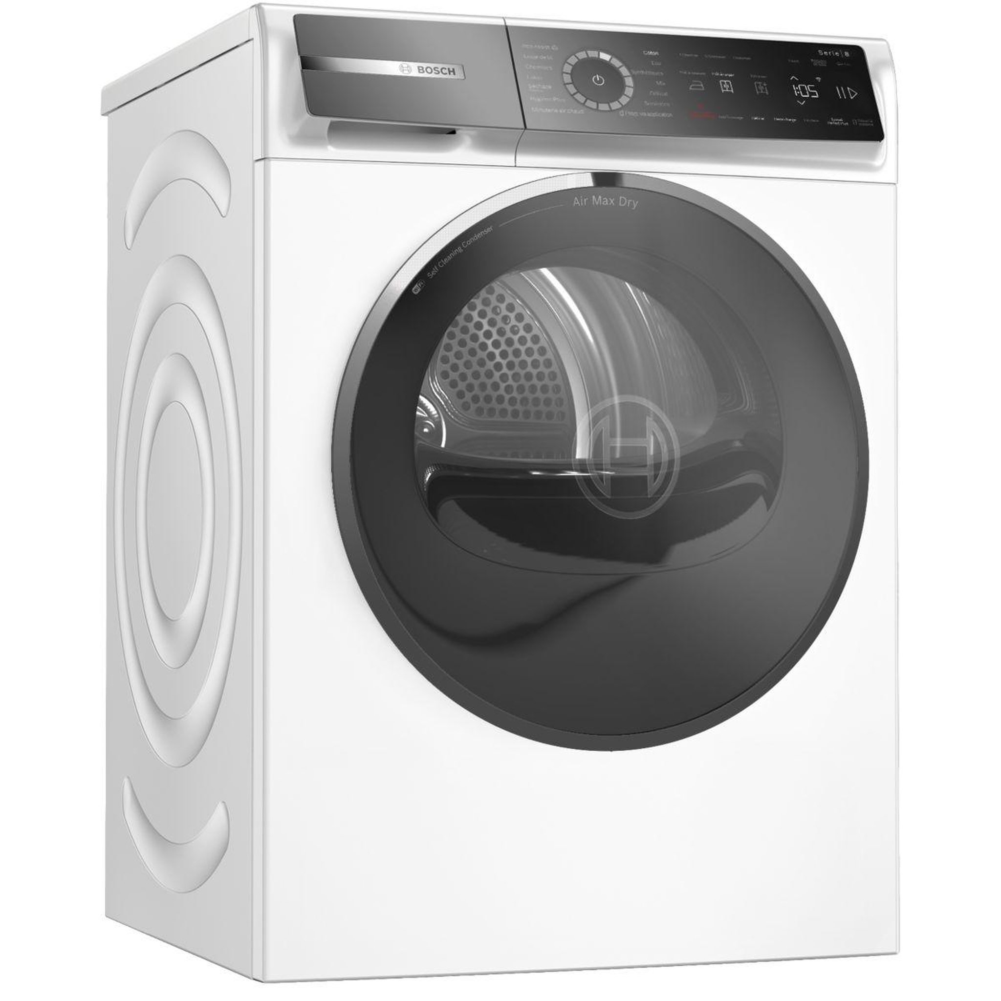Voir la diapositive 2 : BOSCH Sèche linge pompe à chaleur WRB247C0FR 9kg - Idéal famille & Ultra-silencieux & Sérénité & Connecté & Basse consommation