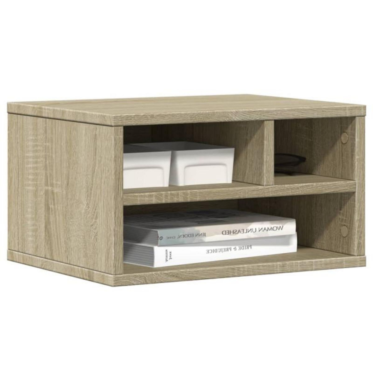 VIDAXL Support d imprimante chêne sonoma 40x32x22,5 cm bois ingénierie