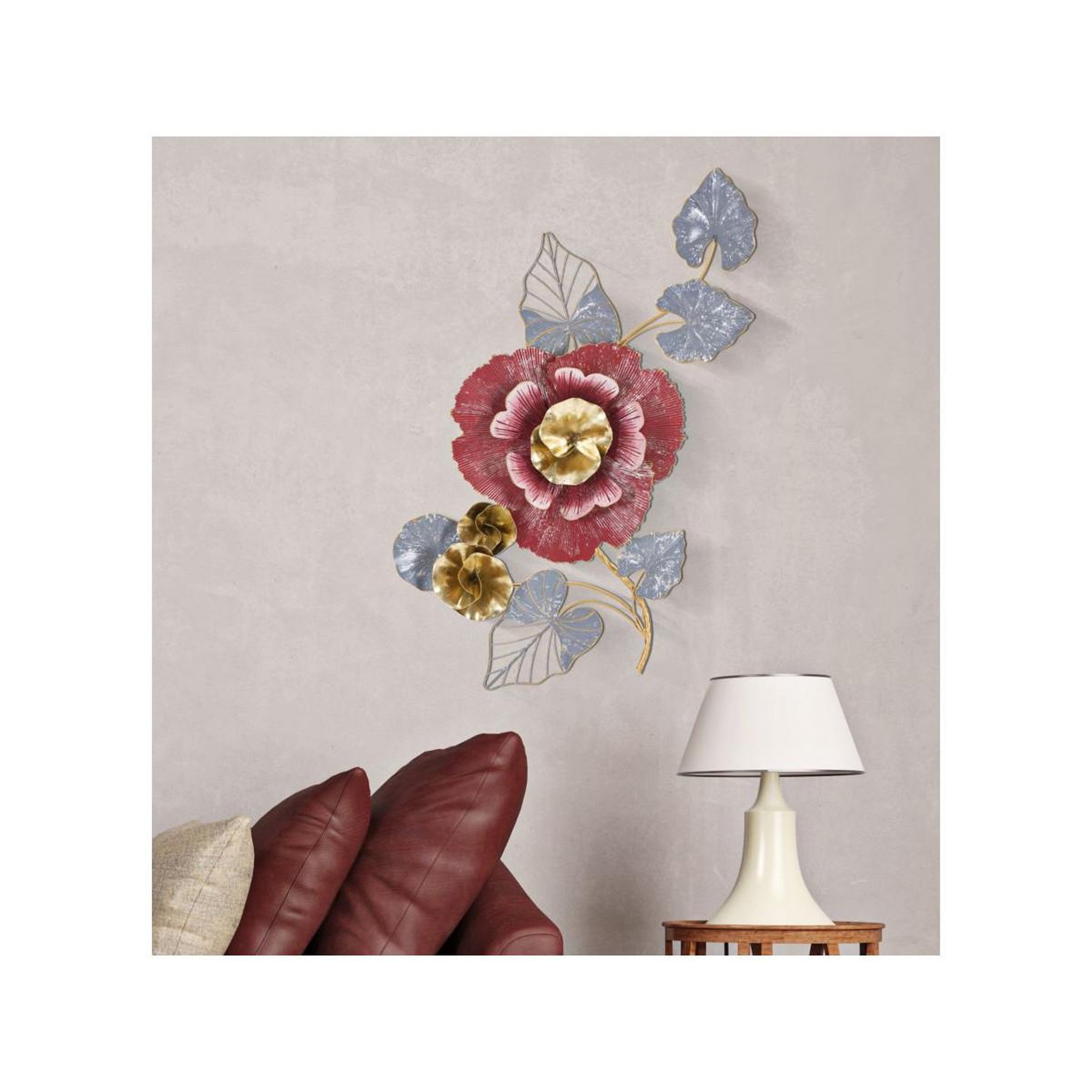 Voir la diapositive 5 : Paris Prix Décoration murale en métal  lovi  111cm multicolore