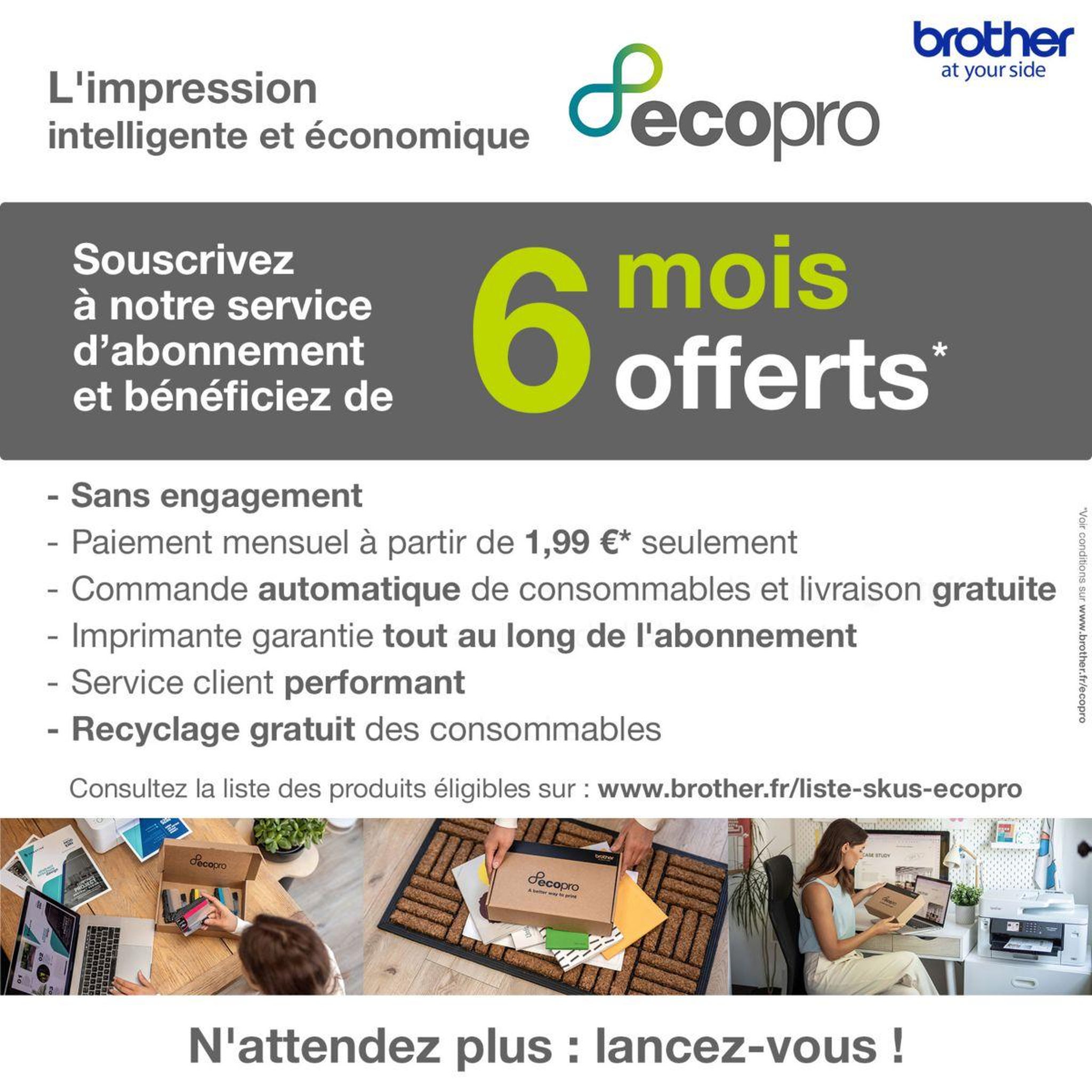 Voir la diapositive 3 : Brother Imprimante multifonction mfc-l3740cdwe éligible à ecopro