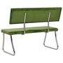 Voir la diapositive 4 : VIDAXL Banc 110 cm Vert clair Velours