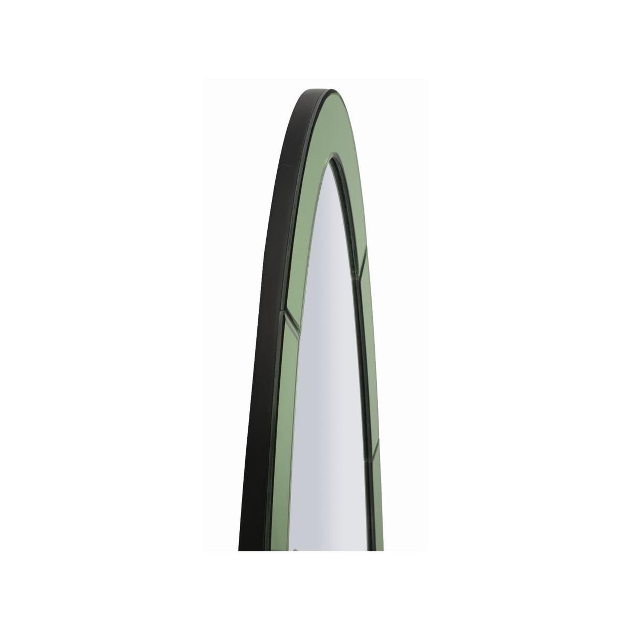 Voir la diapositive 2 : Paris Prix Miroir Mural Ovale  Oslo  150cm Vert
