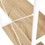 Voir la diapositive 3 : ID MARKET Bureau droit DETROIT design industriel bois et métal blanc