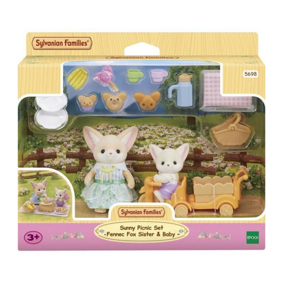 Sylvanian Families Le set de pique-nique des freres et soeurs Fennec - SYLVANIAN FAMILIES