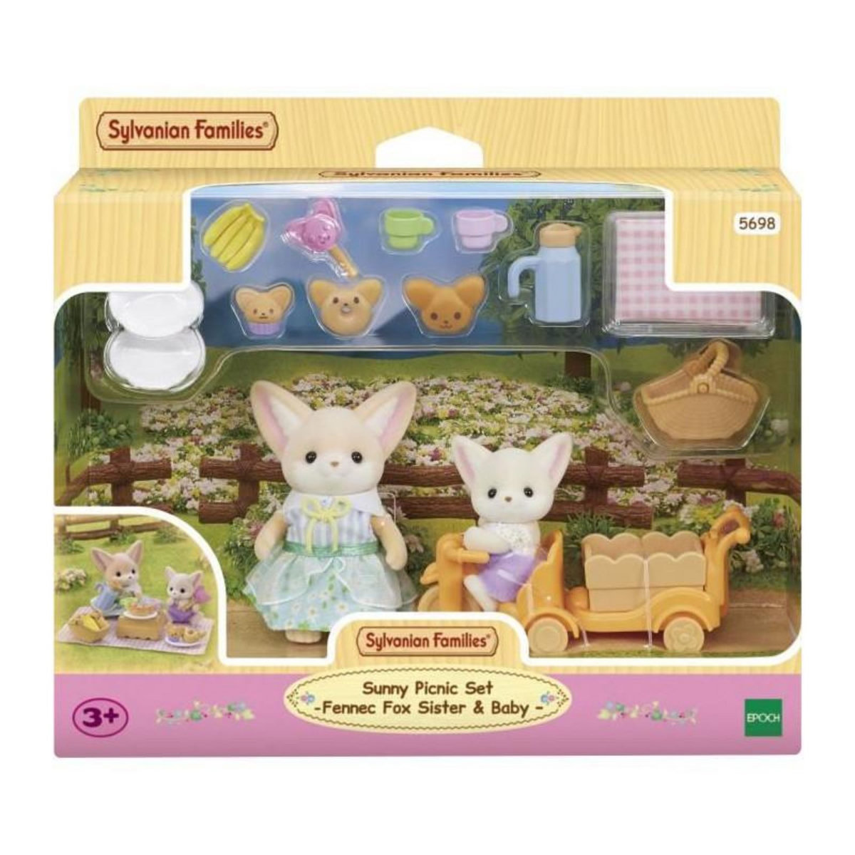 Sylvanian Families Le set de pique-nique des freres et soeurs Fennec - SYLVANIAN FAMILIES