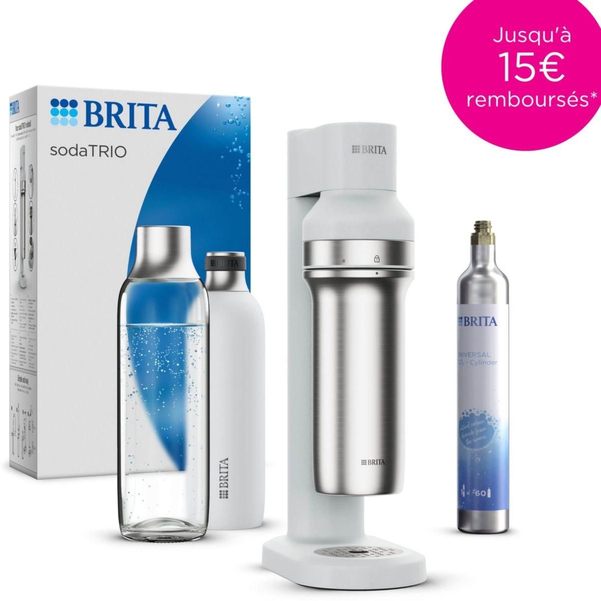 Brita Machine à soda sodatrio blanche