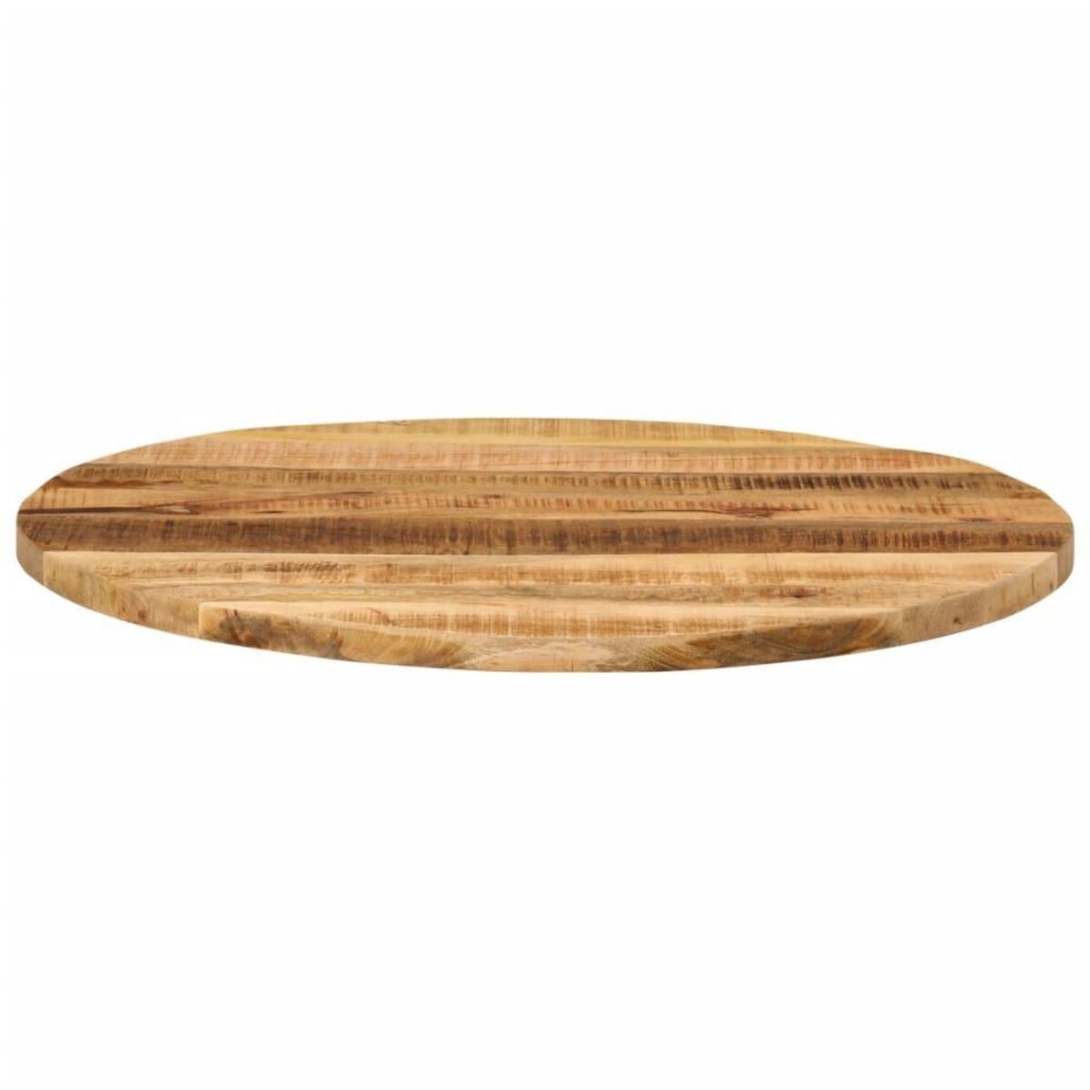 VIDAXL Dessus de table Ø 90x2,5 cm rond bois massif de manguier brut