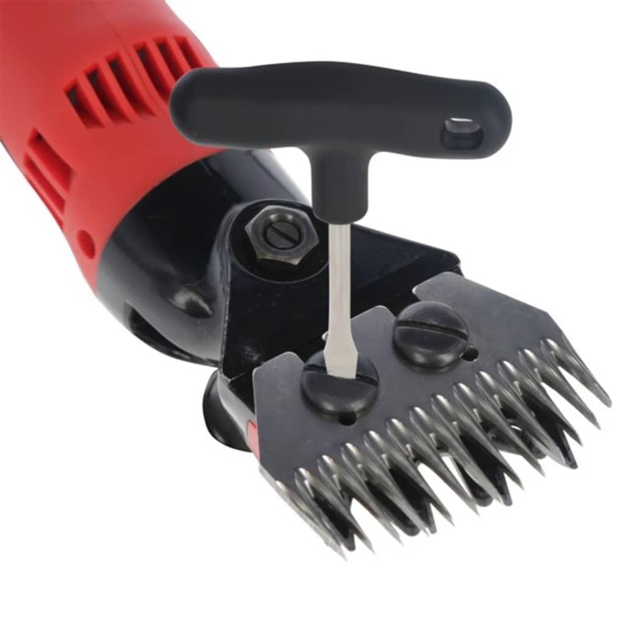 Voir la diapositive 3 : KERBL Kerbl Tondeuse a moutons FarmClipper Rouge