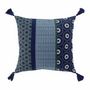 Voir la diapositive 1 : Paris Prix Housse de Coussin Déco  Catalaya  40x40cm Bleu