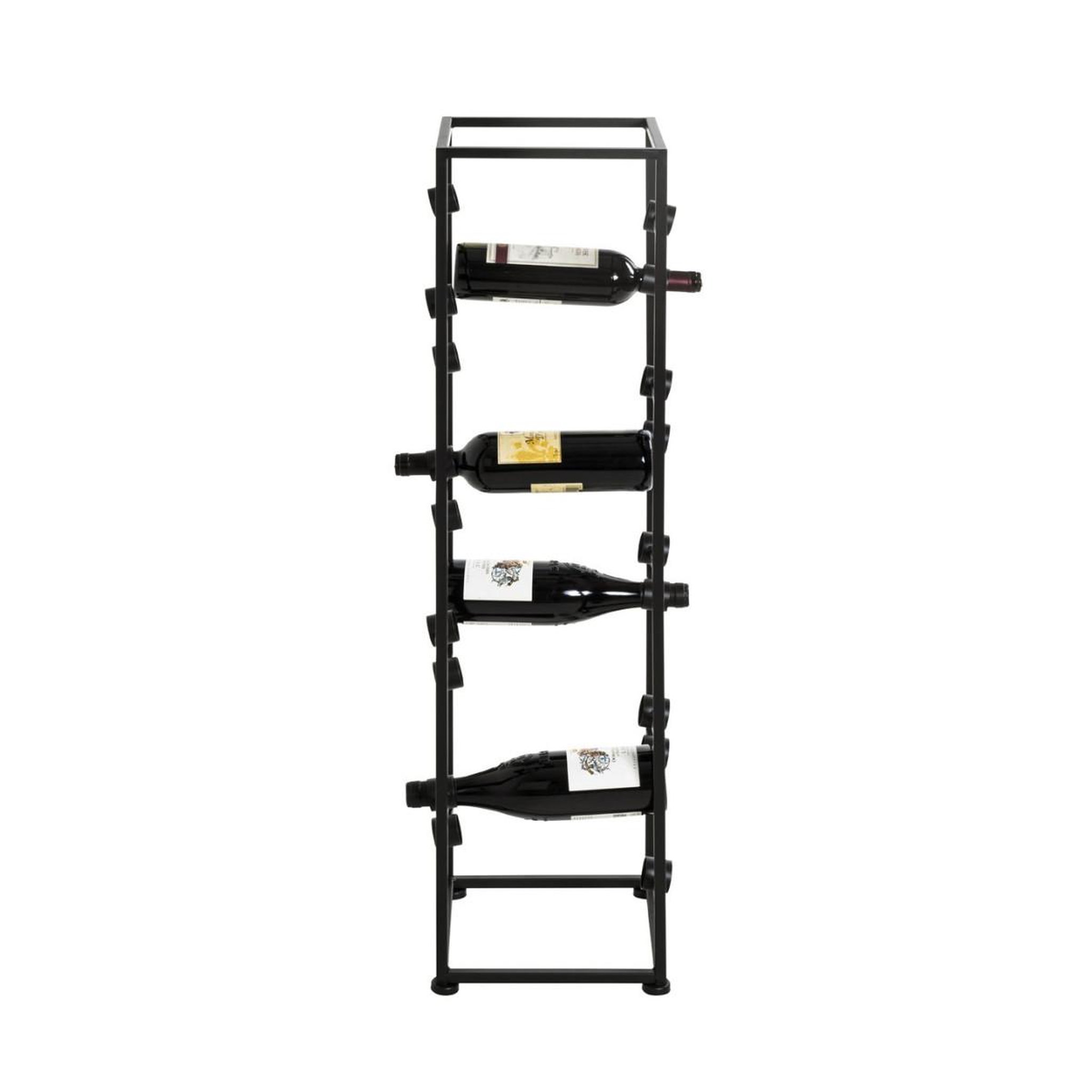 Voir la diapositive 4 : Paris Prix Range-Bouteilles  18 Compartiments  104cm Noir
