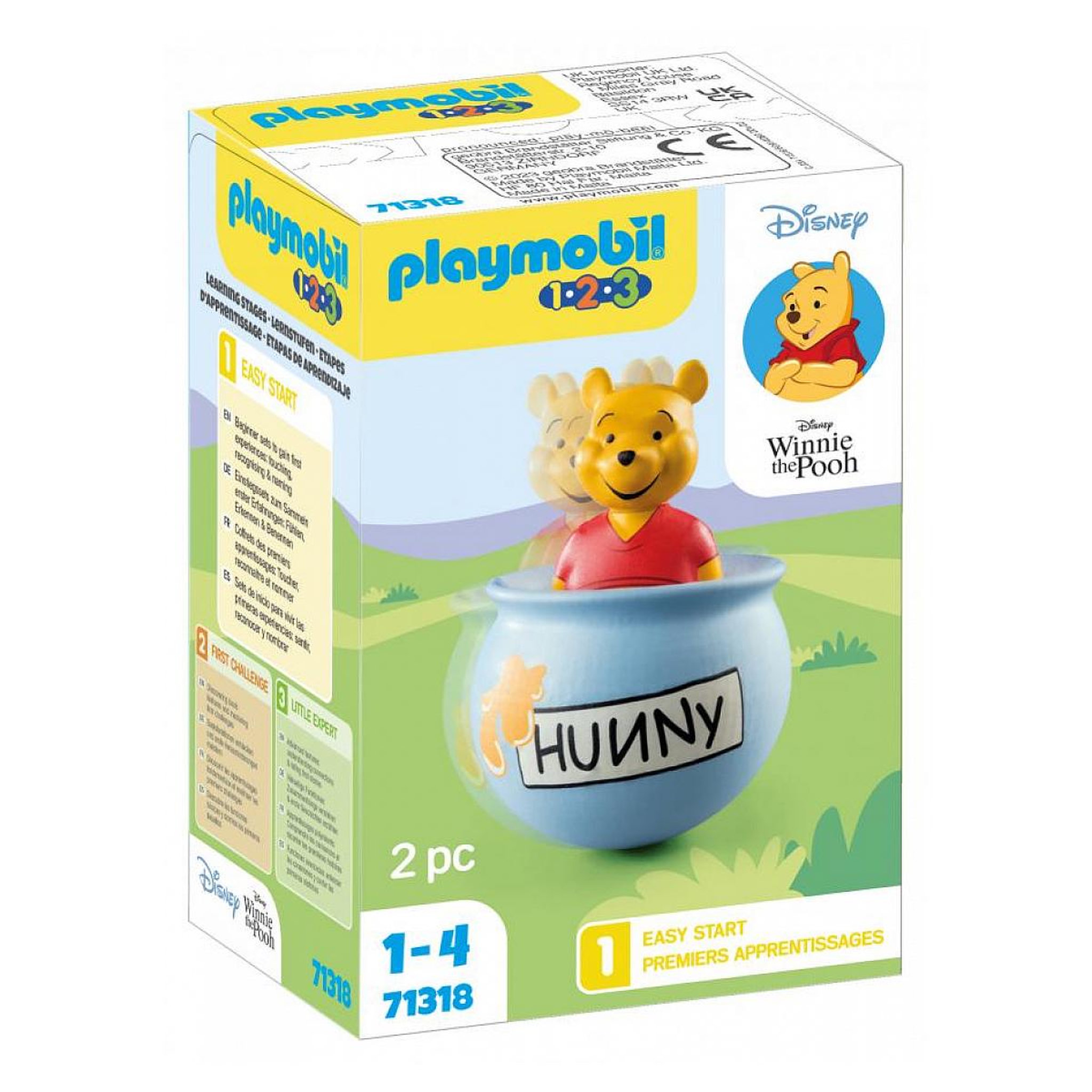 Voir la diapositive 1 : PLAYMOBIL 71318 Winnie l'ourson et culbuto pot de miel
