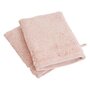 Voir la diapositive 1 : ACTUEL Lot de 2 gants de toilette unis en coton égyptien 650 gr/m²
