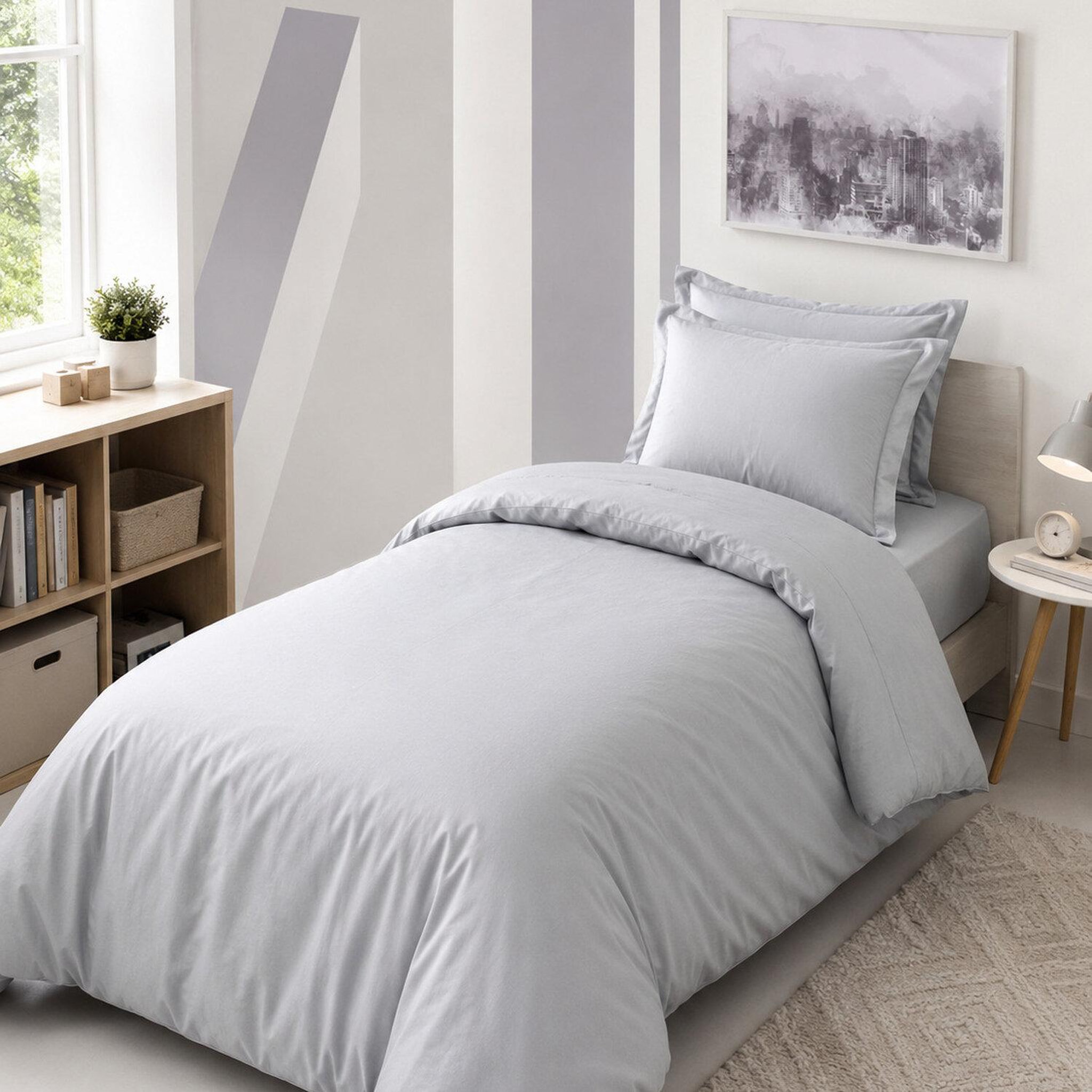 Voir la diapositive 1 : Home collection Parure housse de couette avec taie(s) 100 % satin de coton Elegant