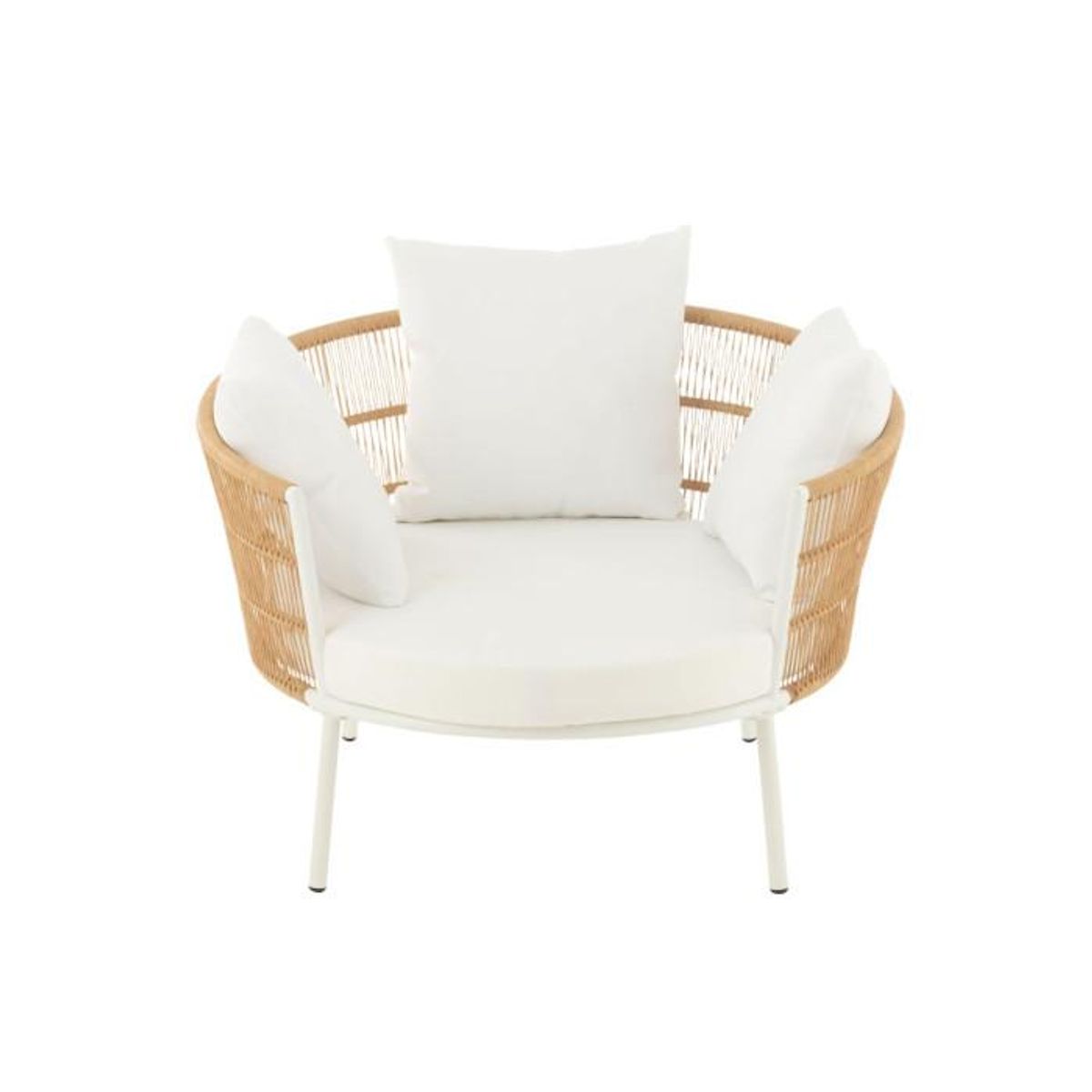 Paris Prix Fauteuil de Jardin  Poa  118cm Blanc