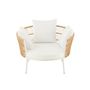 Voir la diapositive 2 : Paris Prix Fauteuil de Jardin  Poa  118cm Blanc