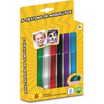 RUBIES Pack de 6 crayons maquillage à eau 