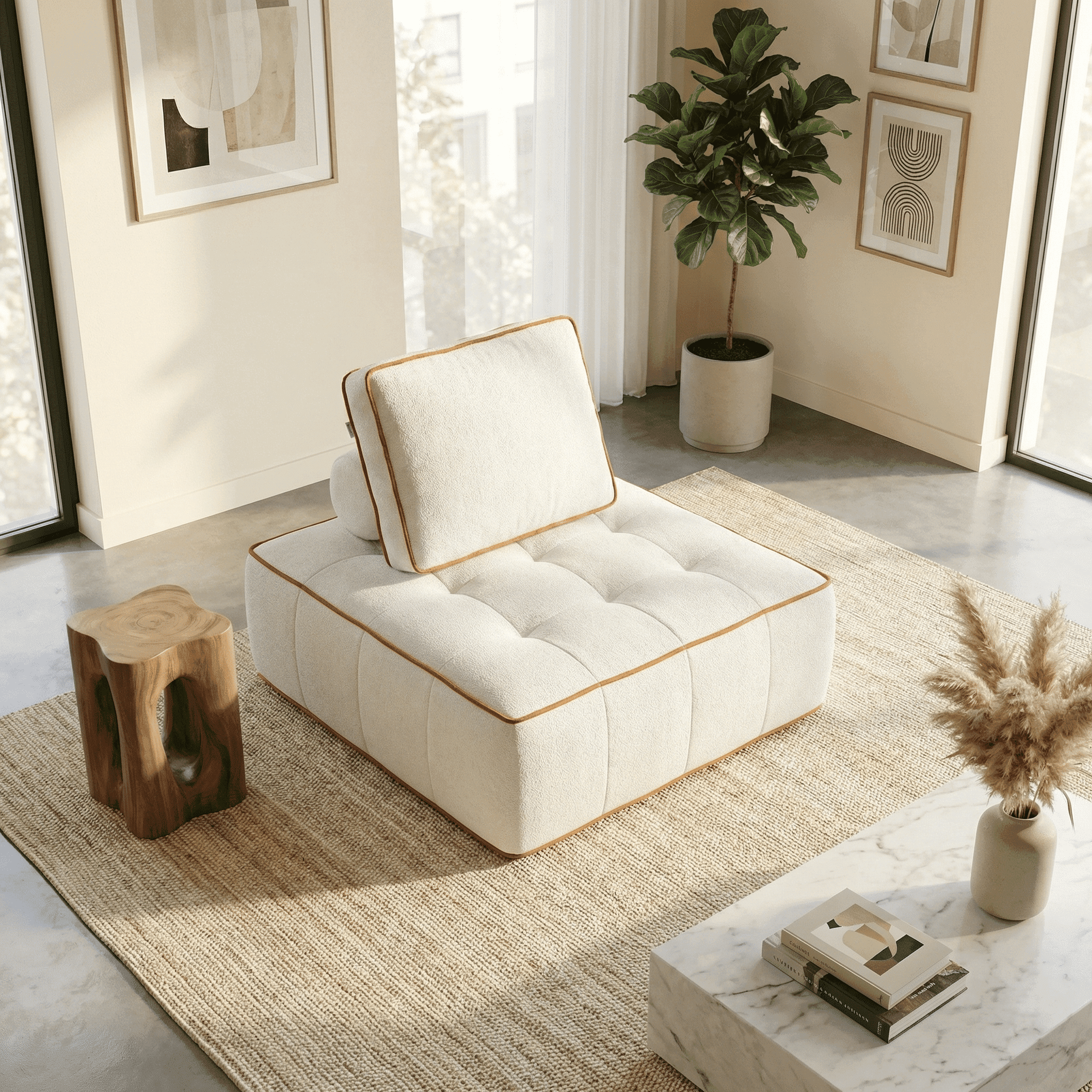Voir la diapositive 4 : COCO LIVING Coco Living Fauteuil Zen