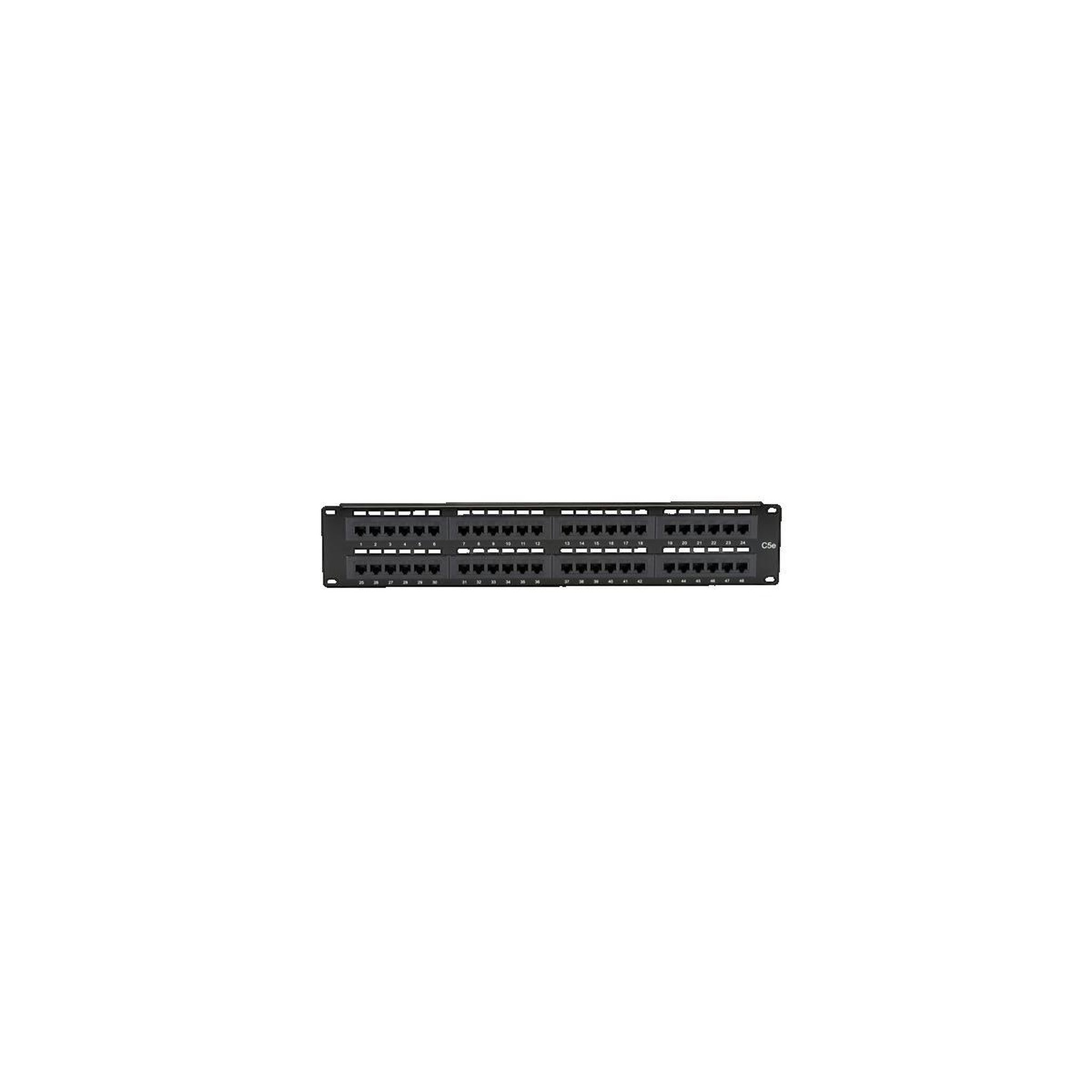 Voir la diapositive 2 : BLACK CONNECT Panneau de brassage Black Box JPM5E48A 48 ports Cat5e