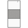 Voir la diapositive 3 : VIDAXL Paroi de douche avec verre ESG transparent 100x195 cm Noir